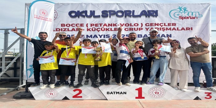 Boccede iki okulumuz Türkiye Şampiyonası’na katılacak